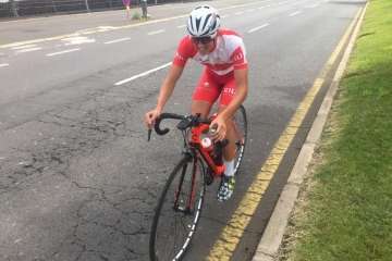 Pablo Rodríguez se impone con autoridad en la I Copa de Ciclismo Villa La Orotava 2018 (Foto TA)